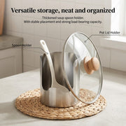Spoon Dock Stainless Steel Utensil Rest Holder