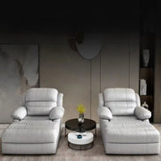 Premium Italian Leather Reclining Lounge Chair