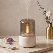 Modern Glass Dome Flame Effect Air Humidifier