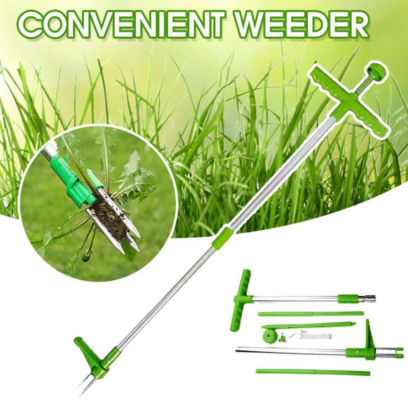 Weed puller claw head close-up