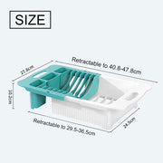 Efficient Kitchen Retractable Dish Drain Rack