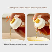 Press Easy Glass Oil Sauce Dispenser Bottle