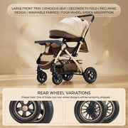 Loftcart Elevated Foldable City Baby Travel Stroller