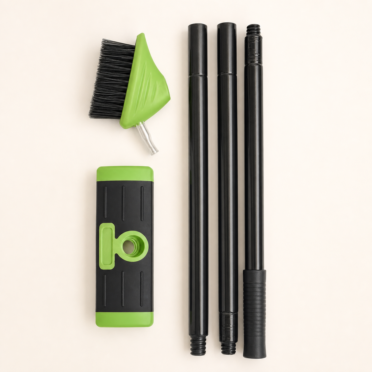 3-in-1 Long Handle Weed Brush for Patio Cracks