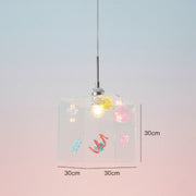Confetti Cube Minimal Pendant Lamp