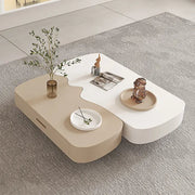 Modular Interlocking Duo Coffee Table