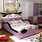 Cute Cow Design Cartoon Playful Kids Bed