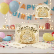 Illuminated Pop Up Birthday Gift Card