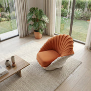 Seashell Accent Artistic Lounge Chair