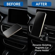 Dynamic Rotating Magnetic Car Phone Holder