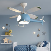 Sky Patrol Children Bedroom Ceiling Fan Light