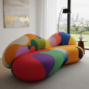 Rainbow Art Irregular Modular Lounge Sofa