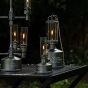 Old World Glass Flame Camping Lantern