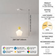 Starfall Soft Glow Pendant Night Light