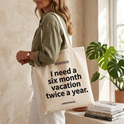 Vacation Mode Canvas Tote Bag