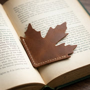 October Leaf Soft Leather Bookmark
