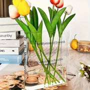 Bloom & Bind Acrylic Book Flower Vase