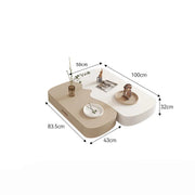 Modular Interlocking Duo Coffee Table
