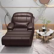 Premium Italian Leather Reclining Lounge Chair