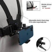 Rotating Chest Strap Hands-Free Phone Holder
