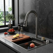 Elegant Stainless Steel Waterfall Kitchen Sink