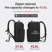 OIWAS Large Capacity Expandable Backpack