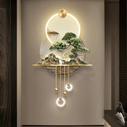 3D Tropical LED Artistic Trıopical Wall Lamp