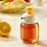 Press Easy Glass Oil Sauce Dispenser Bottle