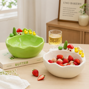 Little Quack Fruit Fork Ceramic Bowl Set