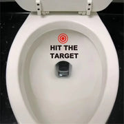 Bathroom Toilet Aim Practice Sticker