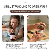 Grip-Free Magnetic Jar Opener