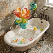 Blooming Flower Waterfall Baby Bath Toy