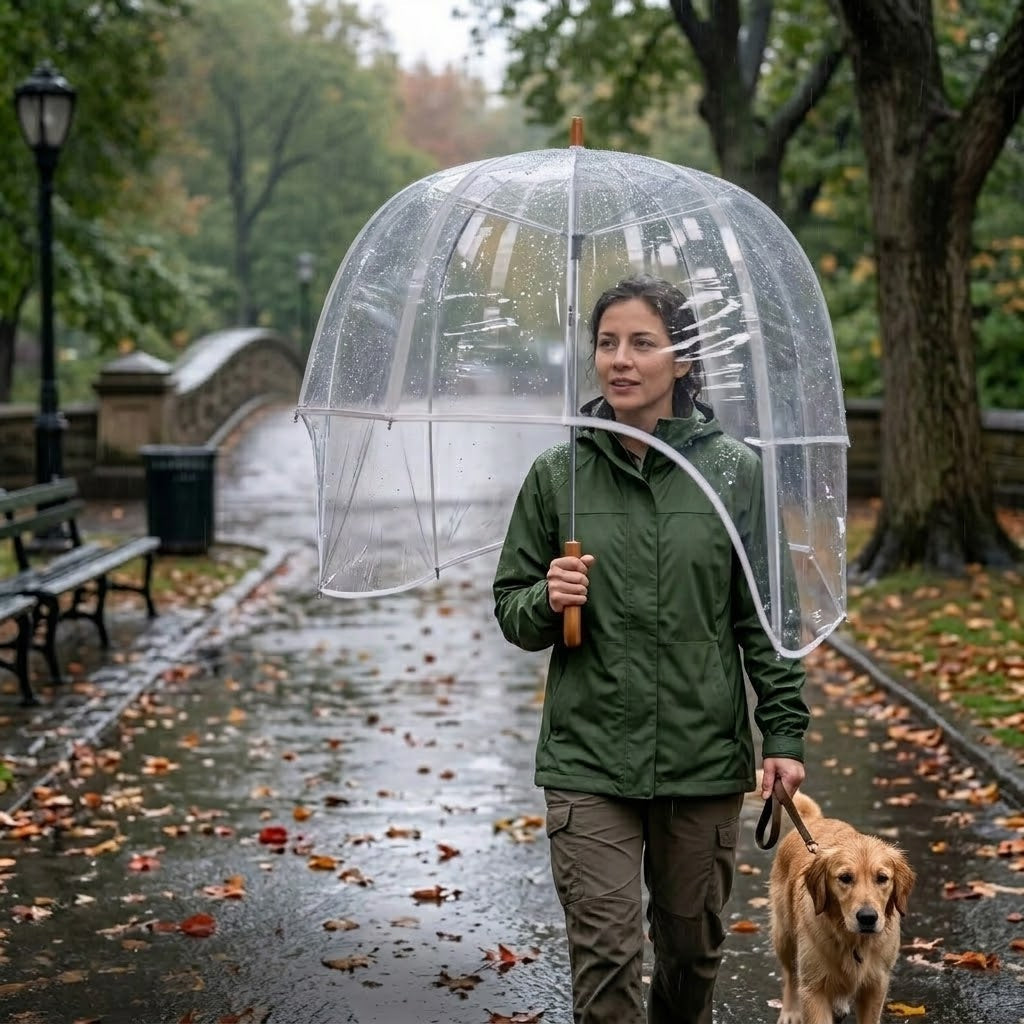 Never Wet Full Cover Bubble Umbrella
