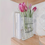 Bloom & Bind Acrylic Book Flower Vase