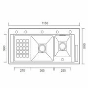 Modern Waterfall Design Touch Controls Modern Sink