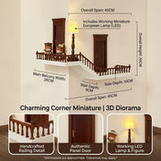 Dream Stairway Miniature Corner Display Shelf