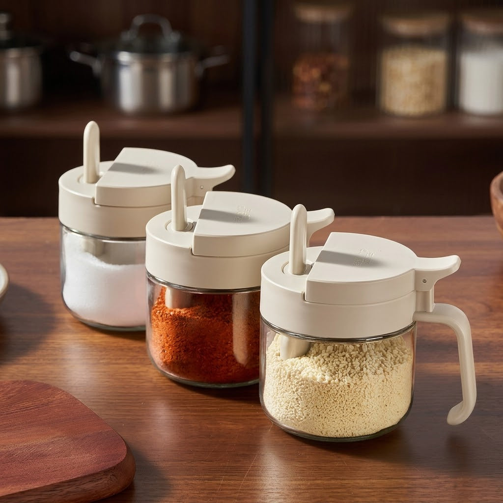 Zero Drip Airtight Smart Measuring Seasoning Jar
