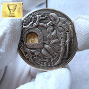 Handmade Secret Mystic Mechanic Collectible Nickel