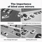 Blind Spot Adjustable Frameless Rearview Mirror Set