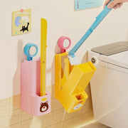 Clean Swipe Wall-Mounted Disposable Toilet Brush