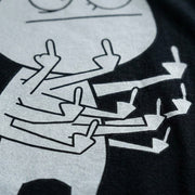 Angry Stick Figure Middle Finger T-Shirt