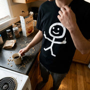 Angry Stick Figure Middle Finger T-Shirt