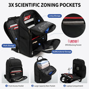 OIWAS 15.6” Laptop Backpack With USB Charging Port