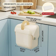 Flip Click Wall-Mounted Kitchen Trash Bin
