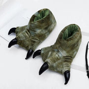 Furry Monster Claw Slippers