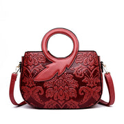 Classic Vintage Style Japanese Leather Handbag