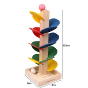 Wooden Rainbow Building Educational Toy