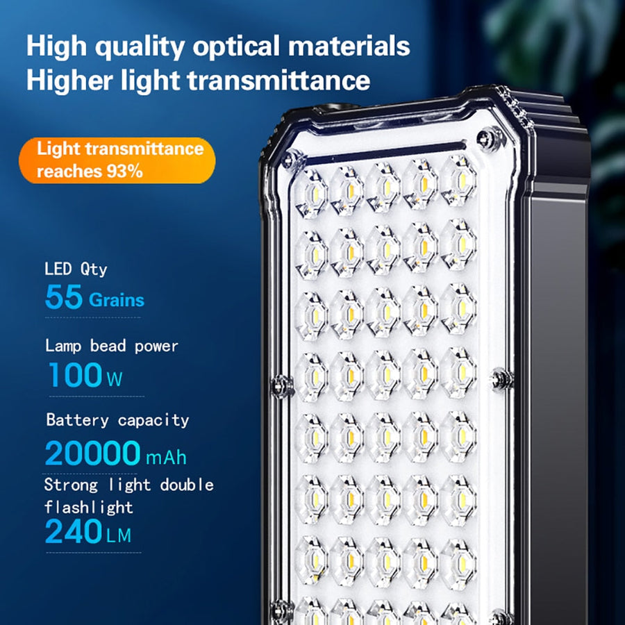 Waterproof Wireless Charging LED Lamp Power Bank