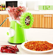 Homemade Manual Meat Grinder Mincer Machine