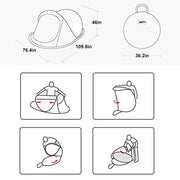Instant Camp All Season Automatic Pop-Up Tent